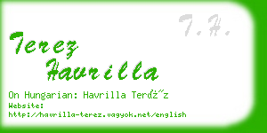 terez havrilla business card